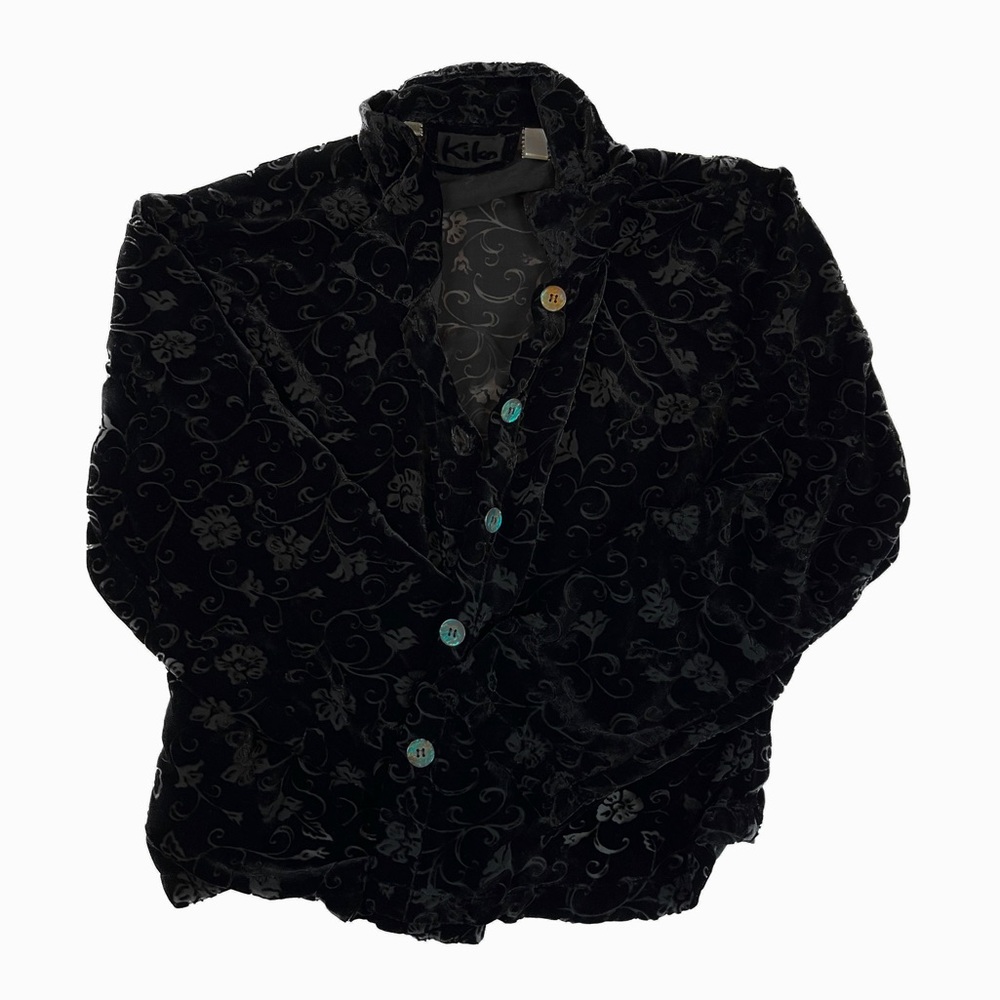 Brand: Kiko. Size:One Size. Color: Black velvet,       Condition: Good- Vintage